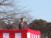 平成28年茨城県警察視閲式に出席