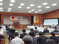 「茨城県農業協同組合中央会・各会通常総会」に出席