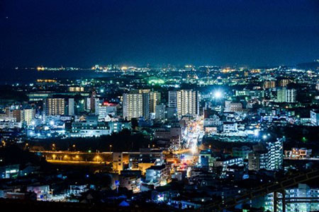 かみね公園の夜景