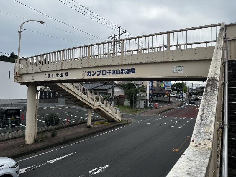 写真、カンプロ千波山歩道橋2