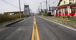 道路補修前の様子