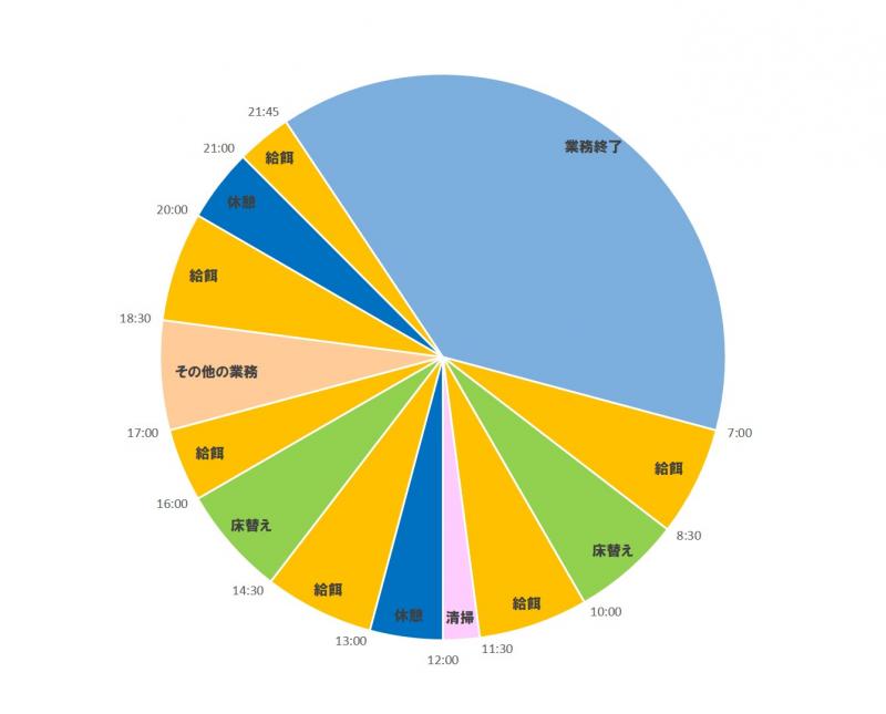 1日の世話